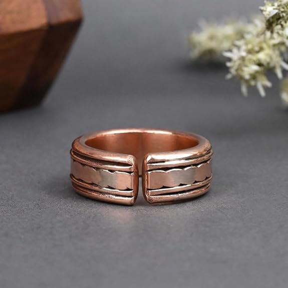 Chandrikala Rudra Centre Adjustable Magnetic Copper Ring