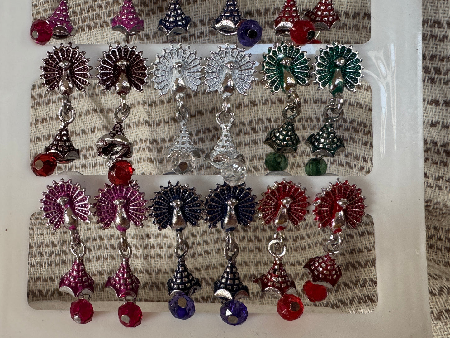 A set 12 pairs Different style earrings