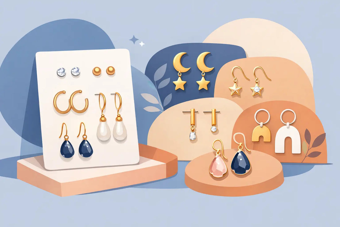 Multi Pair Earring Set for Easy Everyday Variety