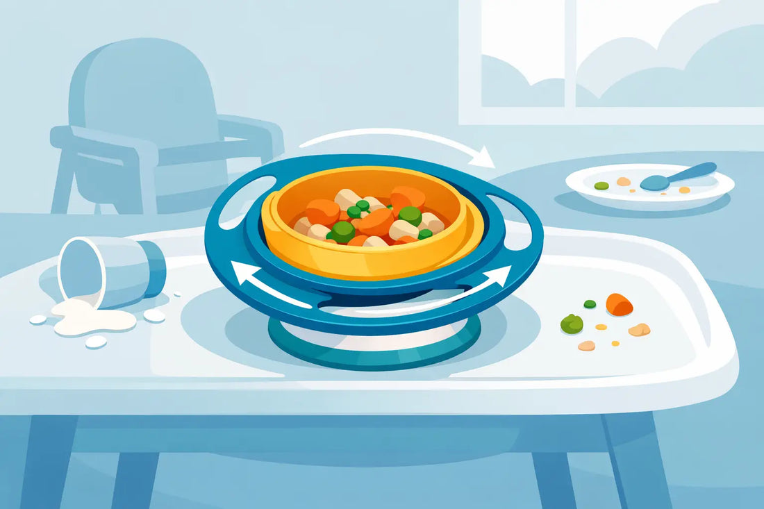 Can Rotating Bowls Reduce Mess at Mealtimes?