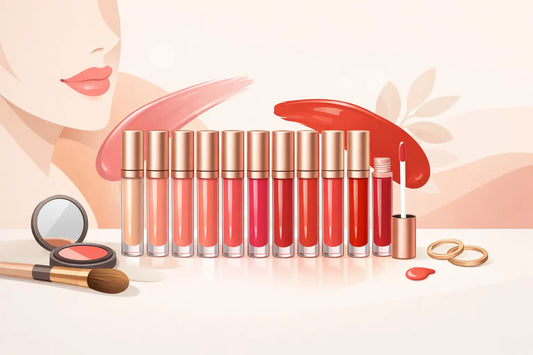 12 Colour Lip Glaze Set for Easy Daily Looks