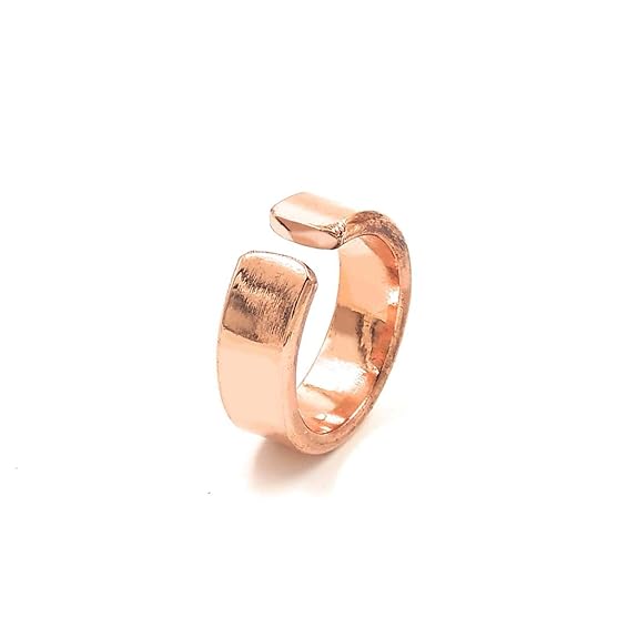 Chardikala Designing Pure Copper magnetic ring for men and women 8mm
