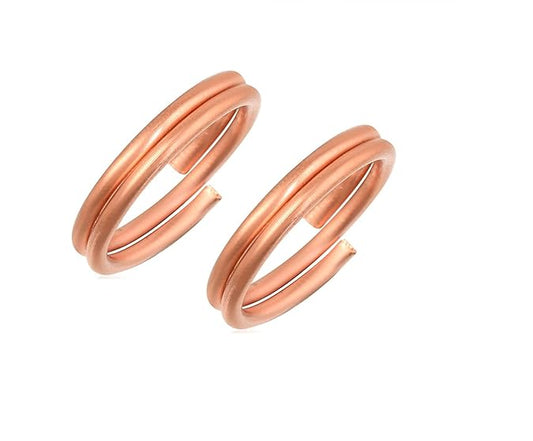 Chardikala  Pure Copper Adjustable Healthy Copper Ring for Arthritis Finger Joint Pain and Swelling For Men/Women