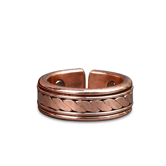 Chandrikala Rudra Centre Adjustable Magnetic Copper Ring