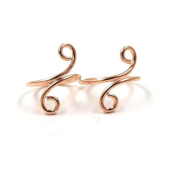 Chardikala Pure Copper Toe rings for Women Girl