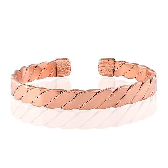 Chardikala Pure Copper Kada Bracelet Cuff for Men & Women