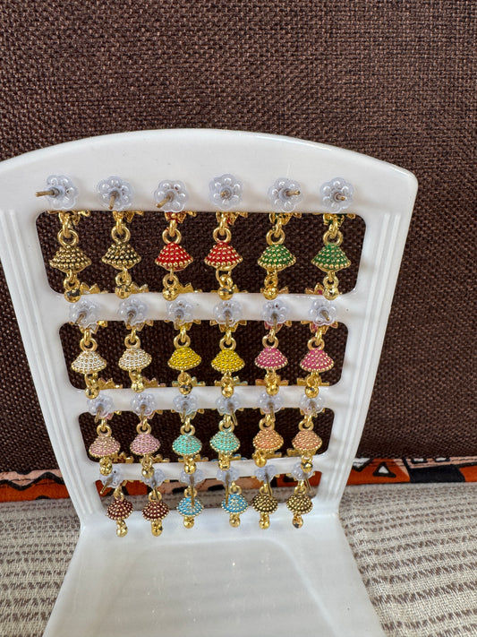 A set 12 pairs Different style earrings
