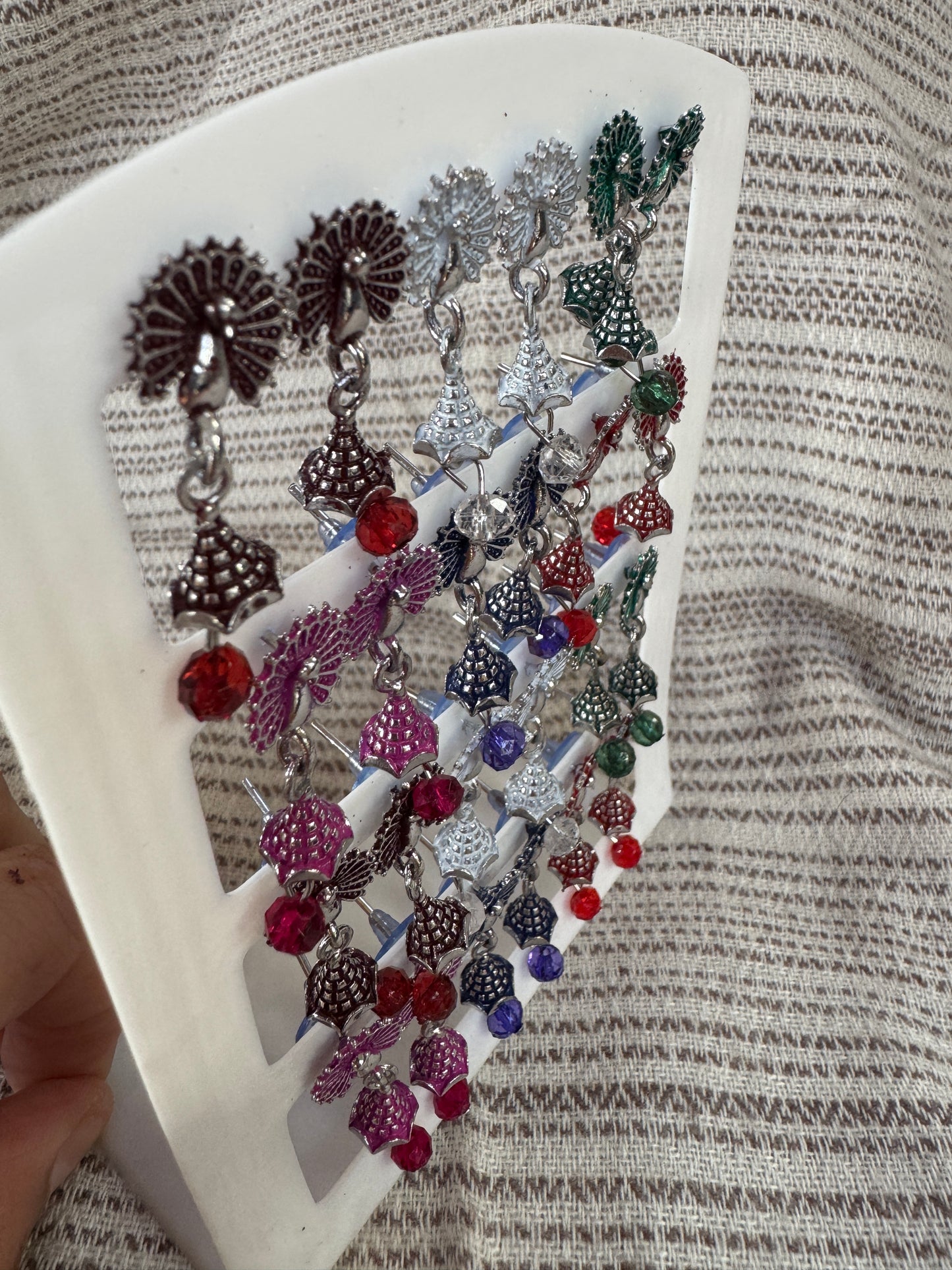 A set 12 pairs Different style earrings