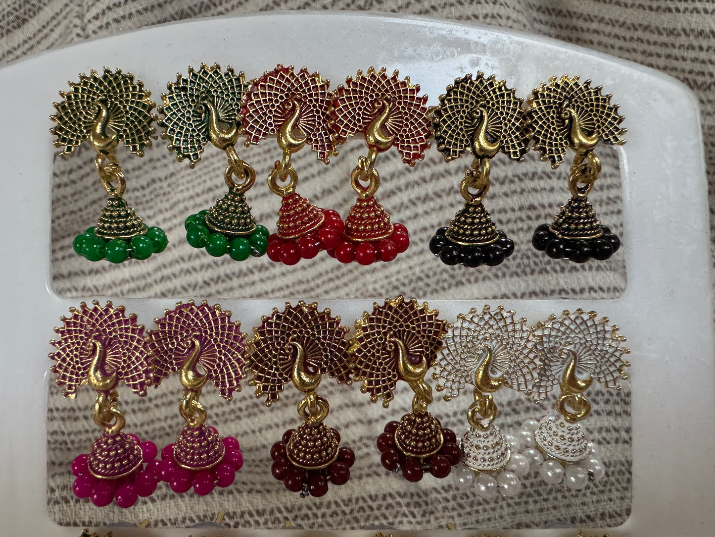 A set 12 pairs Different style earrings