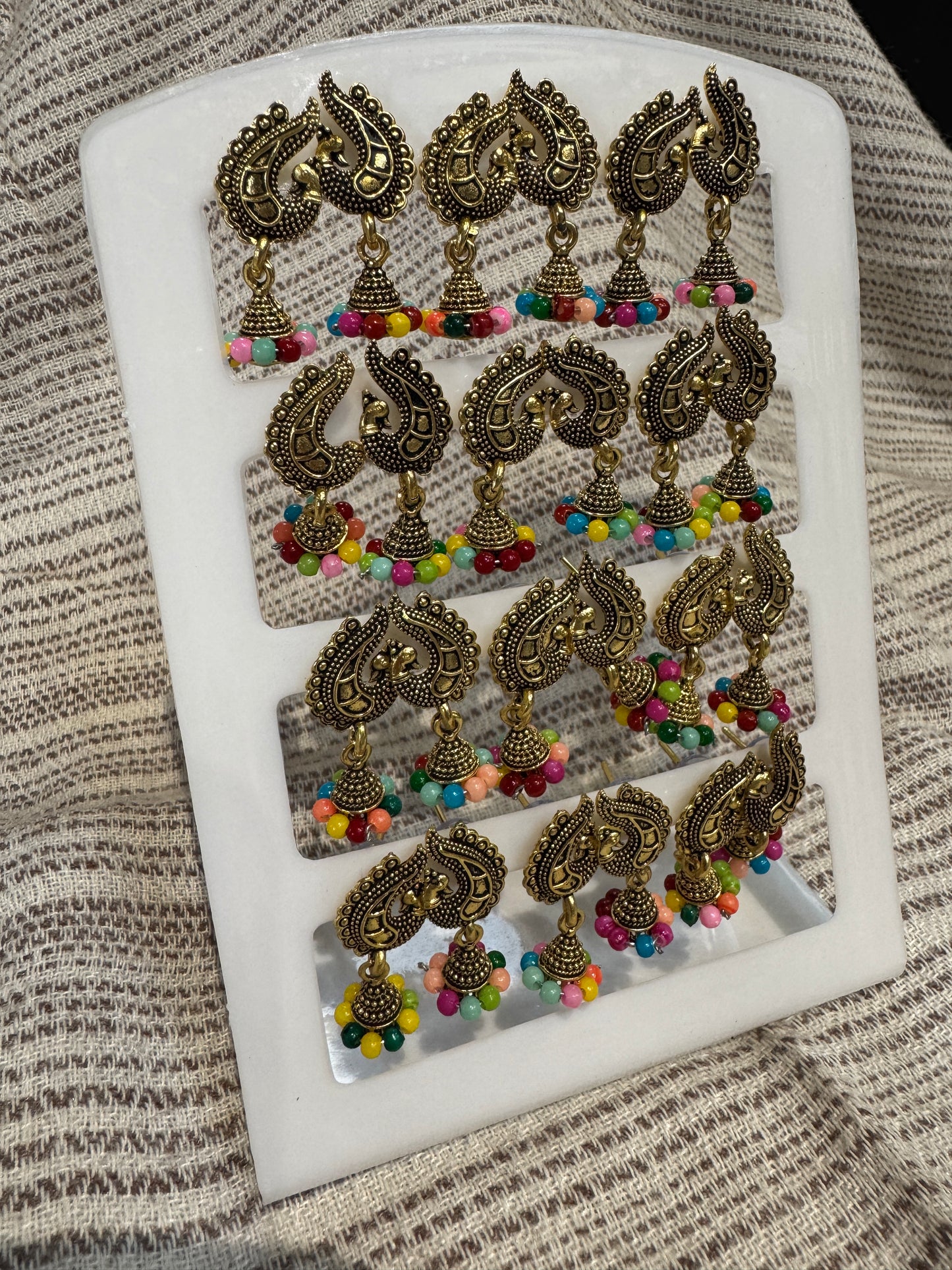 A set 12 pairs Different style earrings