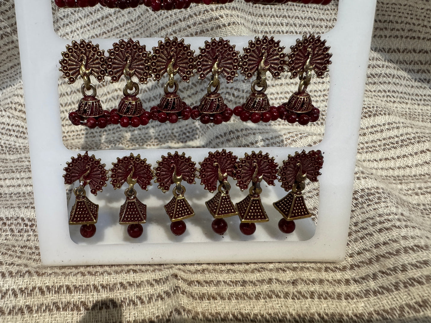 A set 12 pairs Different style earrings