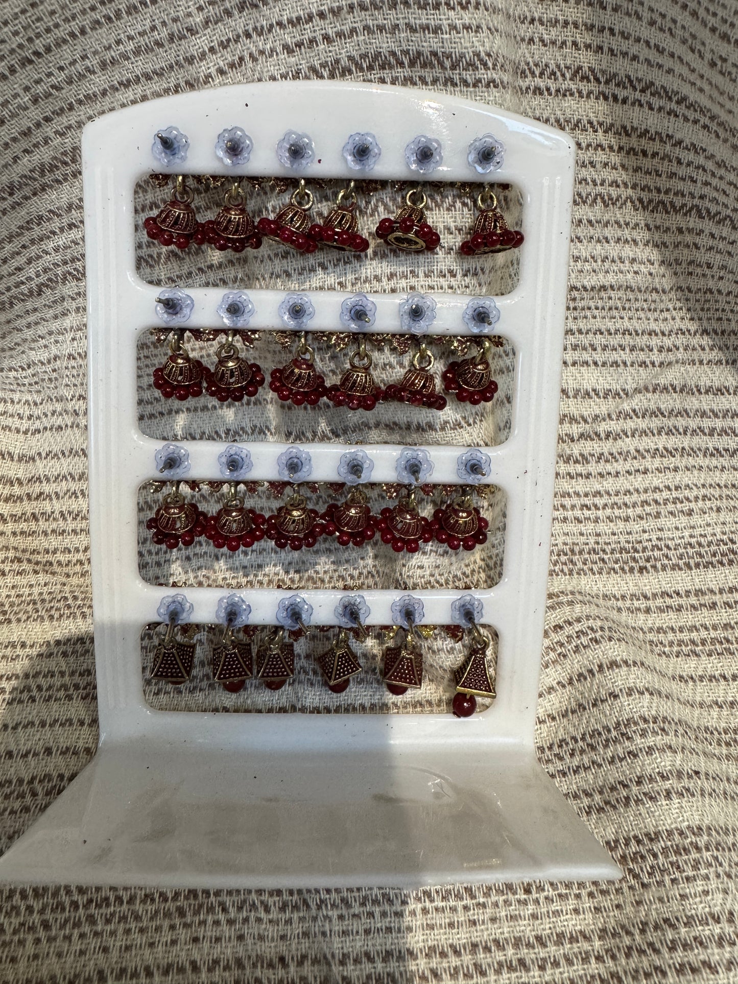A set 12 pairs Different style earrings