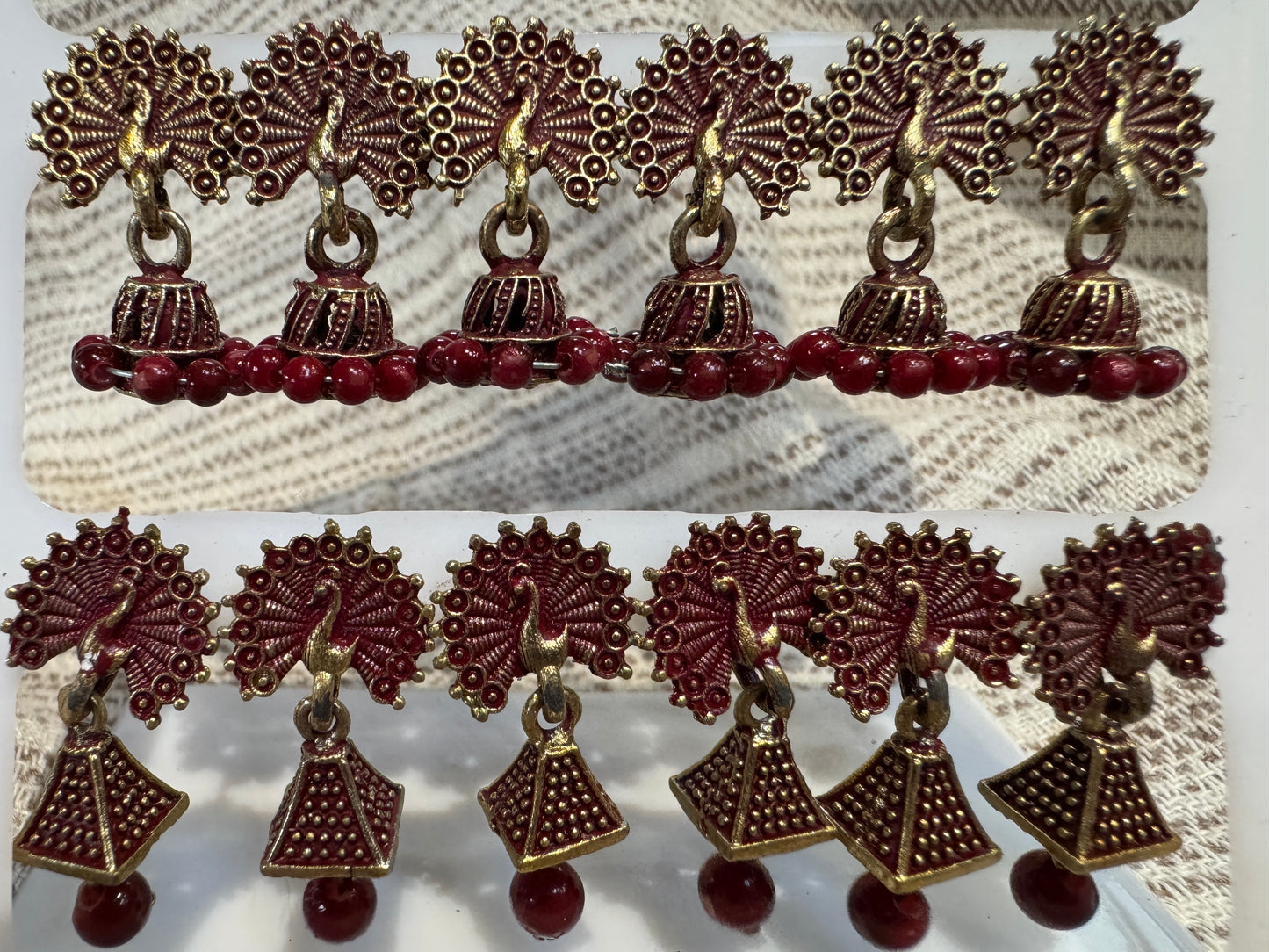 A set 12 pairs Different style earrings