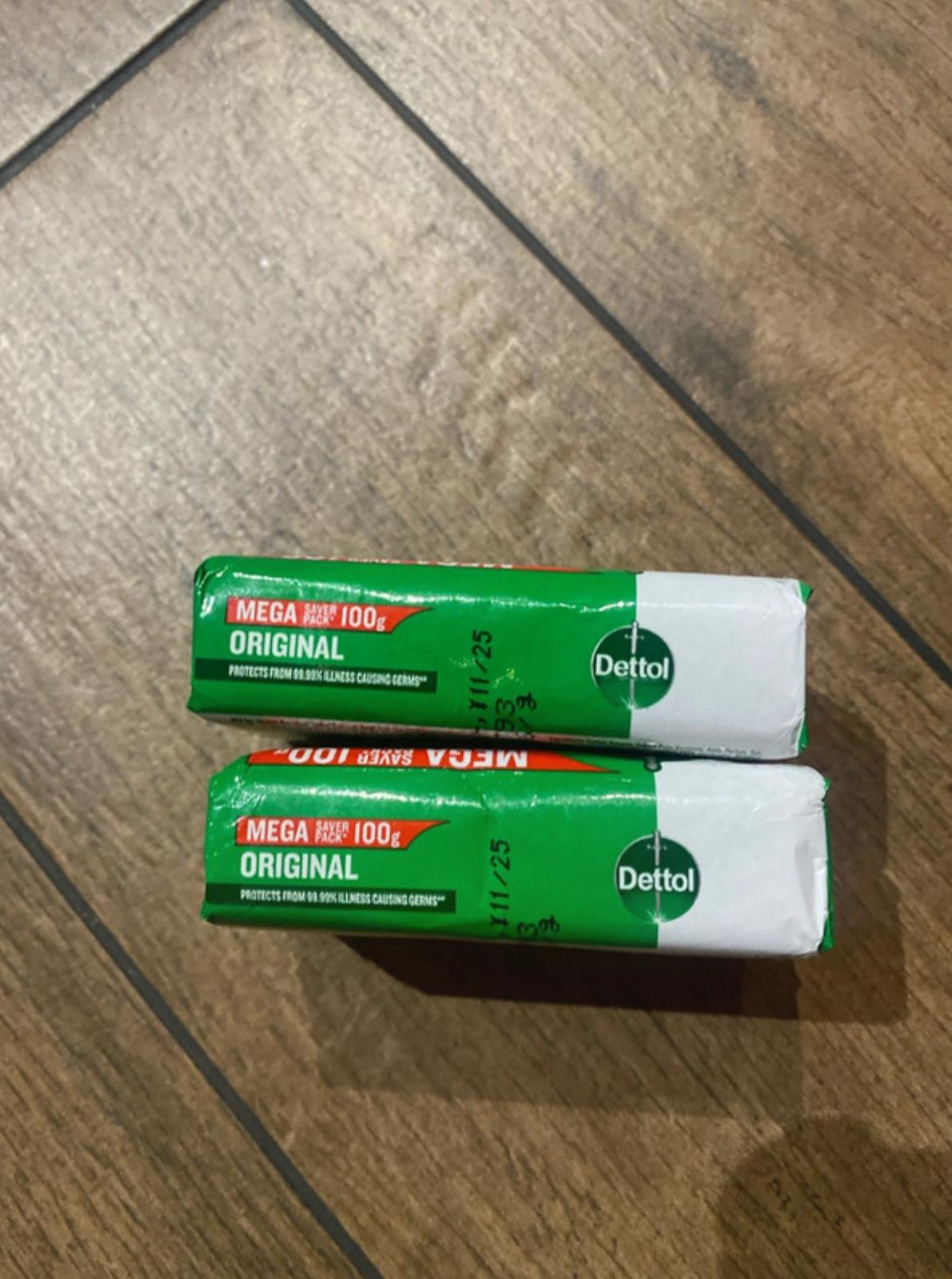 Dettol soap bars 2 pcs 100g each