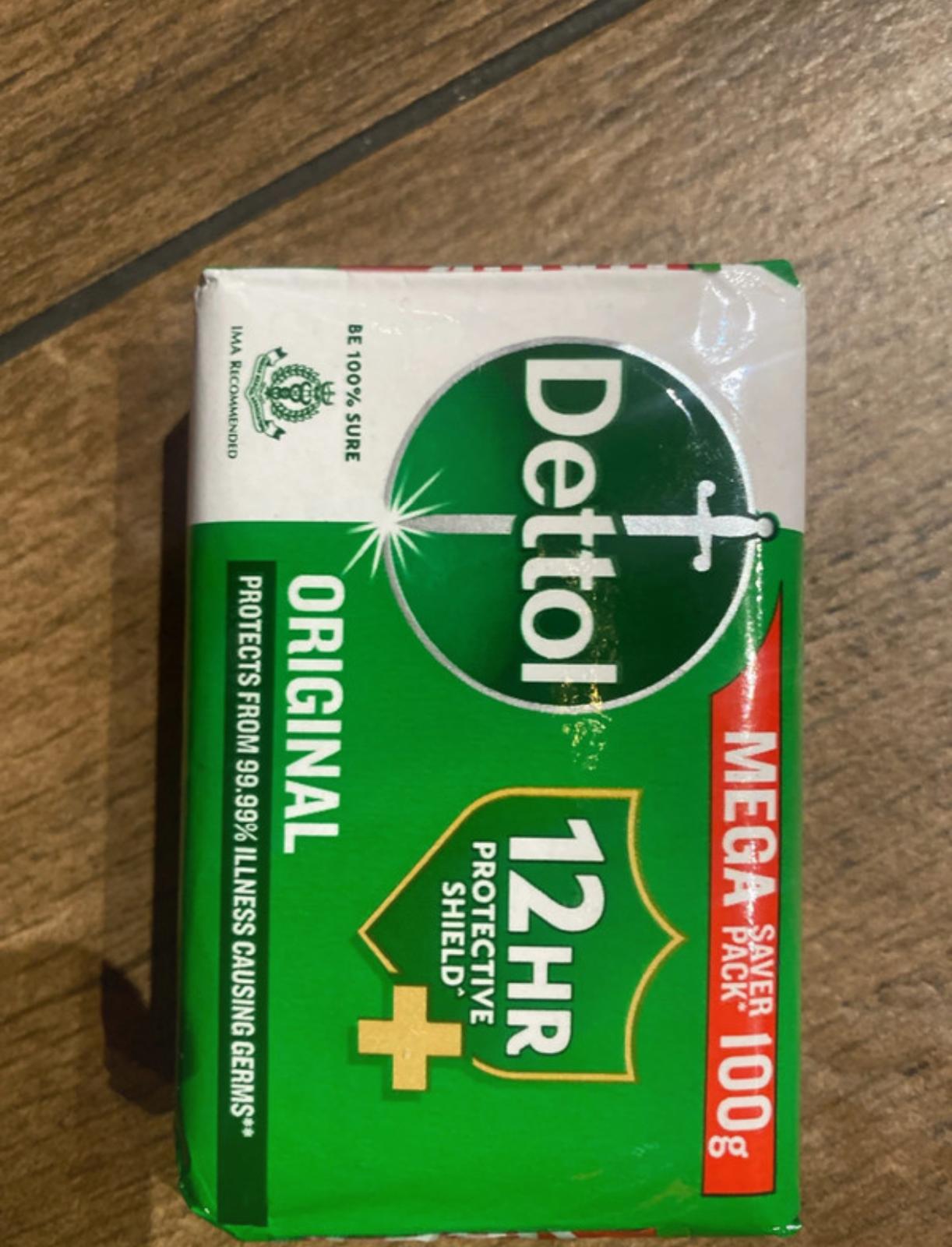 Dettol soap bars 2 pcs 100g each